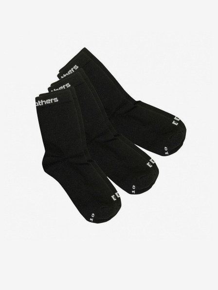 Horsefeathers 3PACK Șosete Horsefeathers Negru