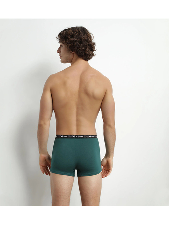 DIM Chiloți boxeri bărbați 3 buc - verde închis - albastru - negru