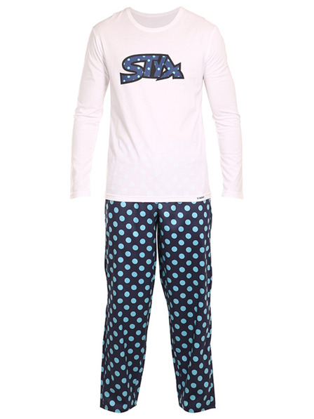 Styx Pijama Styx Polka Dot pentru bărbați