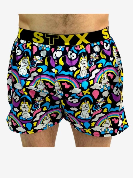 Styx Bărbați Styx art sport cauciuc pantaloni scurți Unicorn