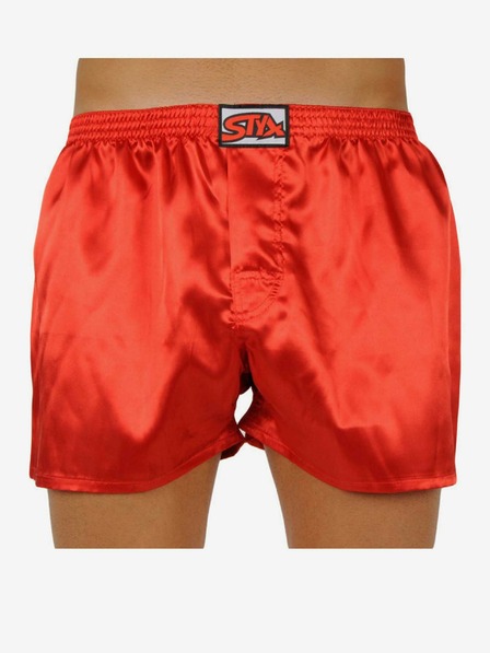 Styx Pantaloni scurți din cauciuc Styx Classic pentru bărbați Satin roșu