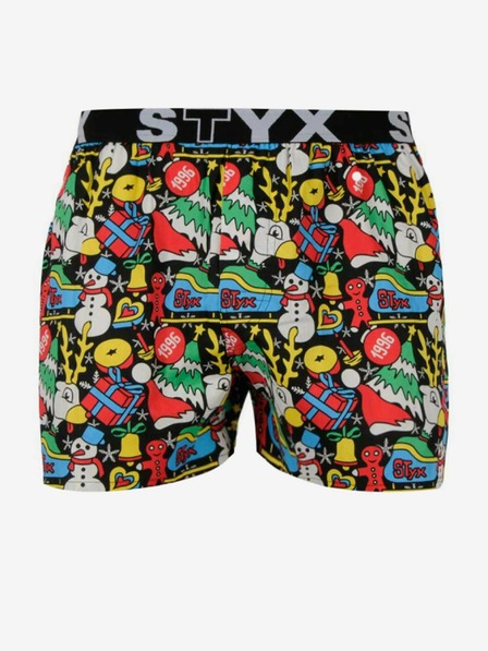 Styx Pantaloni scurți sport pentru bărbați Styx art rubber Christmas