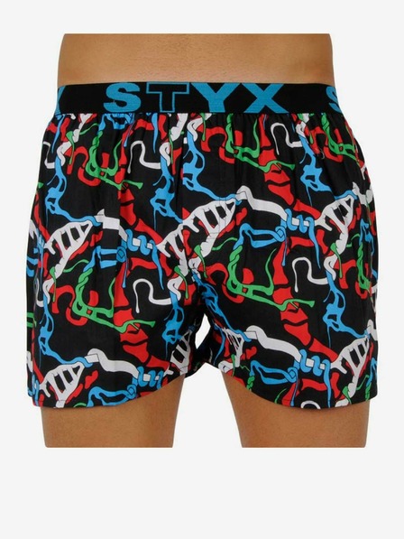 Styx Pantaloni scurți din cauciuc pentru bărbați Styx art jungle