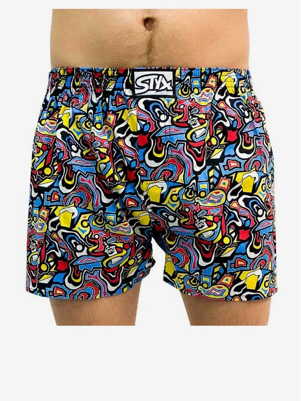Styx Pantaloni scurți pentru bărbați Styx art classic rubber sketch