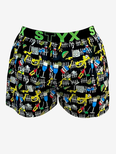 Styx Pantaloni scurți sport pentru bărbați Styx art rubber party