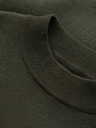 Ombre Clothing Jumătate de guler înalt tricotat pentru bărbați cu viscoză - gri închis V5 OM-SWTN-0125 Ombre Clothing