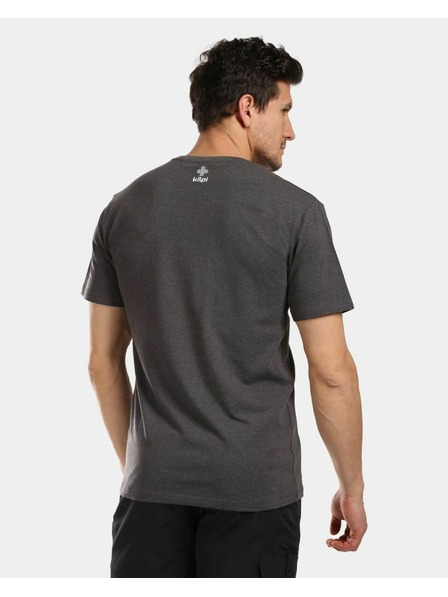 Kilpi Tricou de bumbac pentru bărbați Kilpi VIBE-M Gri închis