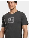 Kilpi Tricou de bumbac pentru bărbați Kilpi VIBE-M Gri închis