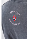 Nebbia Tricou lavabil oversized GOLDEN AGE 790 M,negru