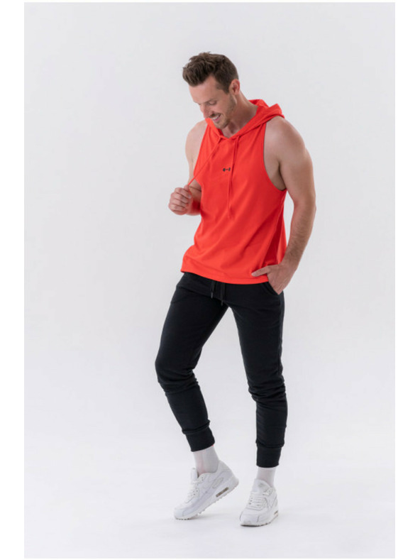 Nebbia Tricou sport cu glugă 323 Red Nebbia