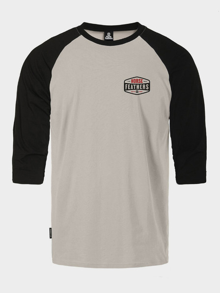 Horsefeathers Tricou Hexagon II Raglan - ciment mărimea L HORSEFEATHERS