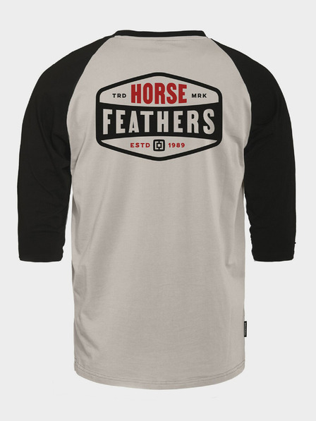 Horsefeathers Tricou Hexagon II Raglan - ciment mărimea L HORSEFEATHERS