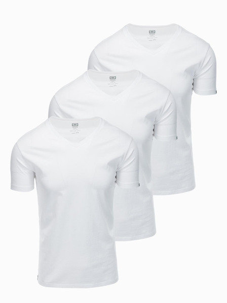 Ombre Clothing Tricou pentru bărbați fără imprimeu - mix 3 buc Z29 Ombre Clothing