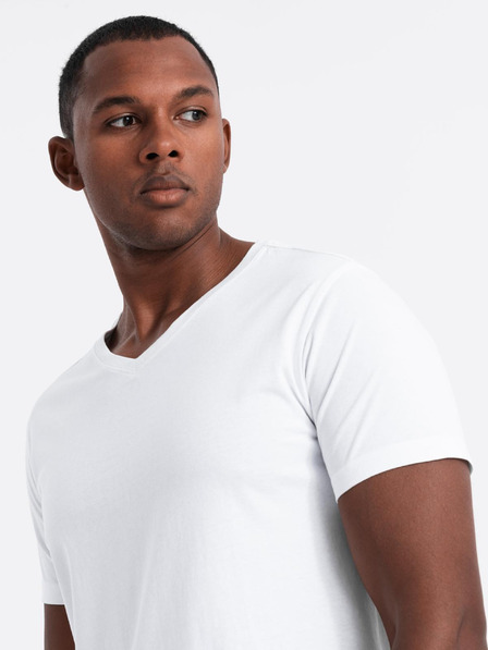 Ombre Clothing Tricou pentru bărbați fără imprimeu - mix 3 buc Z29 Ombre Clothing