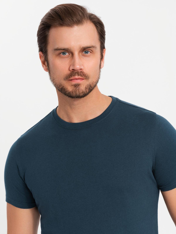 Ombre Clothing Tricou pentru bărbați fără imprimeu - mix 3 buc Z29 Ombre Clothing