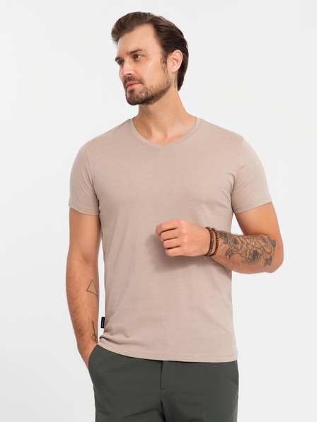 Ombre Clothing Tricou pentru bărbați fără imprimeu - mix 3 buc Z29 Ombre Clothing