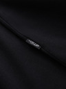 Ombre Clothing Tricou bărbătesc LOOSE FIT din bumbac cu mânecă lungă și gât rotund - negru V1 OM-LSBC-0129 Ombre Clothing