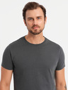 Ombre Clothing Tricou pentru bărbați fără imprimeu - mix 3 buc Z29 Ombre Clothing