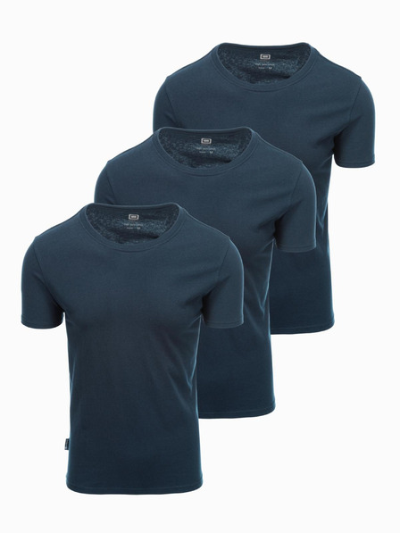 Ombre Clothing Tricou pentru bărbați fără imprimeu - mix 3 buc Z29 Ombre Clothing