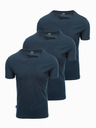 Ombre Clothing Tricou pentru bărbați fără imprimeu - mix 3 buc Z29 Ombre Clothing