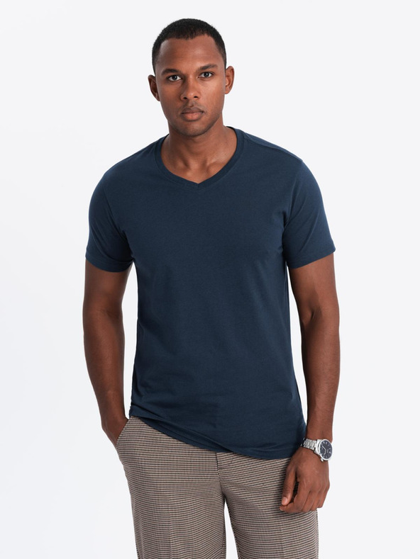 Ombre Clothing Tricou pentru bărbați fără imprimeu - mix 3 buc Z29 Ombre Clothing