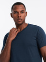 Ombre Clothing Tricou pentru bărbați fără imprimeu - mix 3 buc Z29 Ombre Clothing