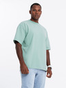 Ombre Clothing Tricou LOOSE FIT pentru bărbați cu buzunar mentă Ombre Clothing