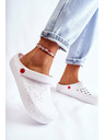 BIG STAR SHOES Papuci strălucitori pentru femei Kroks Big Star White