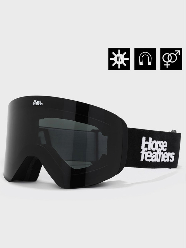 Horsefeathers Ochelari de snowboard Colt - negru/fumuriu HORSEFEATHERS