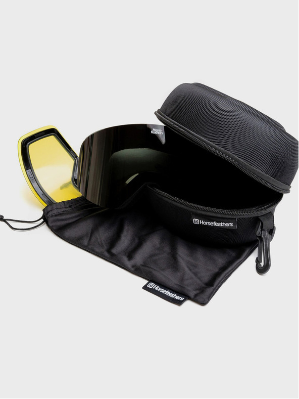 Horsefeathers Ochelari de snowboard Colt - negru/fumuriu HORSEFEATHERS