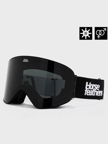 Horsefeathers Ochelari de snowboard Edmond - negru/fumos HORSEFEATHERS