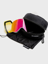 Horsefeathers Snowboard ochelari de protecție Edmond - alb/roz oglindă HORSEFEATHERS
