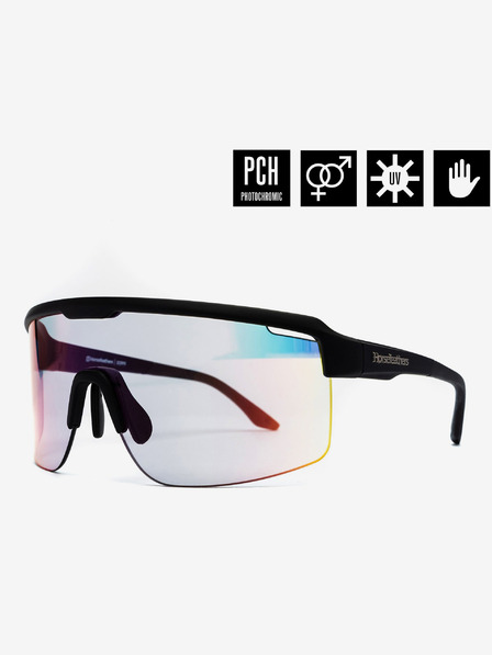 Horsefeathers Ochelari de soare fotocromatici Scorpio - negru mat/roșu oglindă HORSEFEATHERS