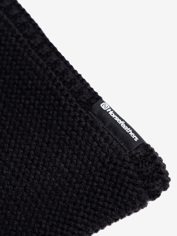 Horsefeathers Cravată Lota - negru HORSEFEATHERS