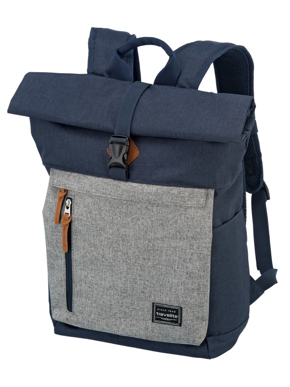 Travelite Rucsac Travelite Basics Roll-up Navy/Grey