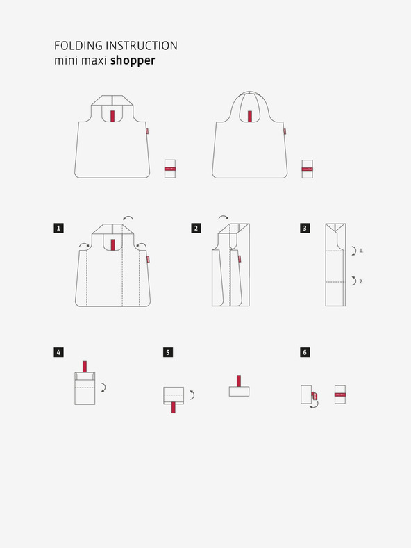 Reisenthel Geantă de cumpărături neagră pentru femei cu buline Reisenthel Mini Maxi Shopper Dots White