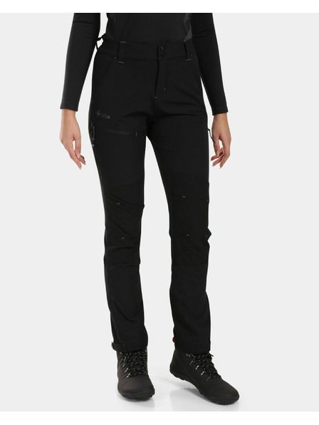 Kilpi Pantaloni de exterior pentru femei Kilpi VILLAIN-W Negru