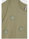 Moodo Tricou măslinie pentru femei Moodo