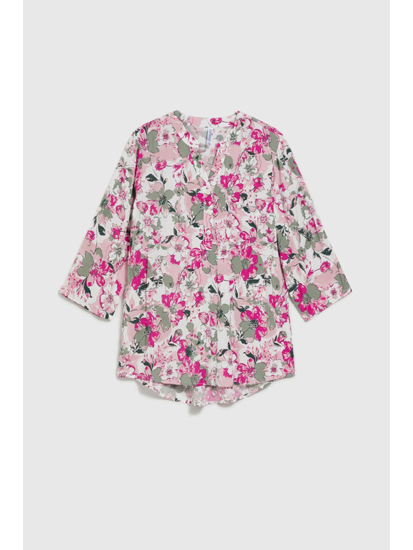 Moodo Tricou cu imprimeu floral pentru femei Moodo