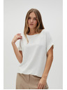 Moodo Tricou alb pentru femei Moodo