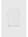 Moodo Tricou alb pentru femei Moodo