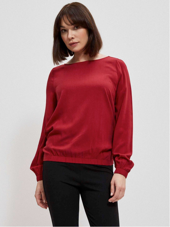 Moodo Bluză roșie pentru femei Moodo