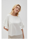 Moodo Tricou alb pentru femei Moodo
