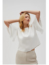 Moodo Tricou alb pentru femei Moodo