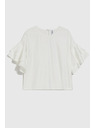 Moodo Tricou alb pentru femei Moodo