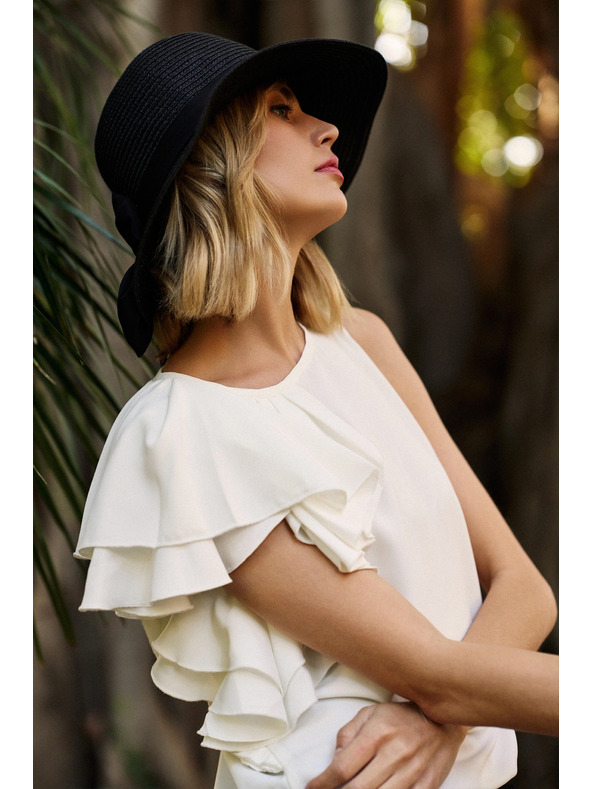 Moodo Tricou alb pentru femei Moodo