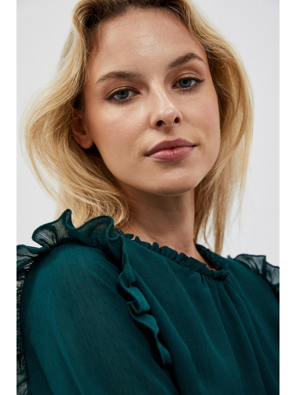 Moodo Bluză verde de damă Moodo