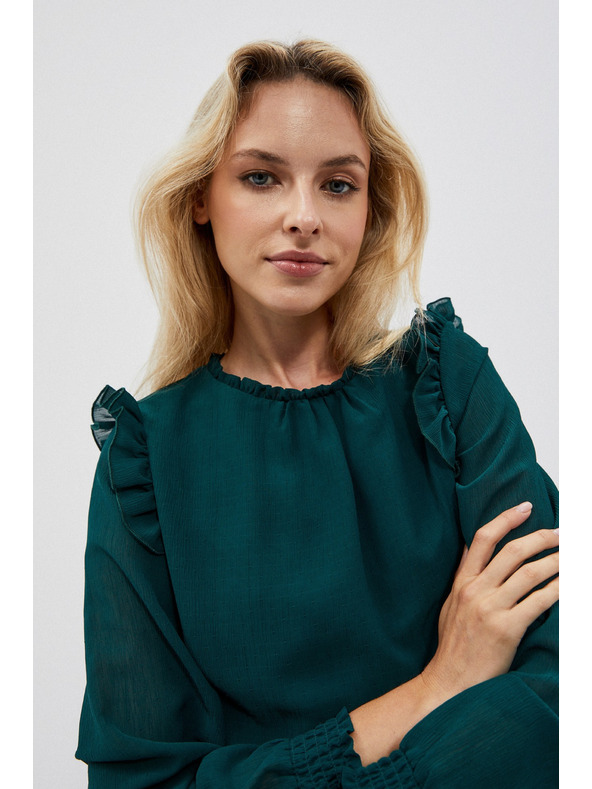 Moodo Bluză verde de damă Moodo