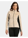 Kilpi Hanorace fleece pentru femei Kilpi SKATHI-W Bej