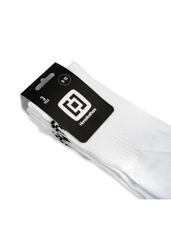 Horsefeathers Delete Premium Wmns 3Pack Socks - alb mărimea 8 - 10 HORSEFEATHERS